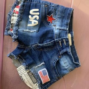 july 4th, time gypsy shorts size 1